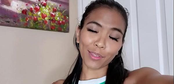 Long Haired Asian Jada Kai Sucks Her Man Every Day During Quarantine
